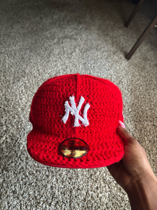 Crochet Fitted Cap