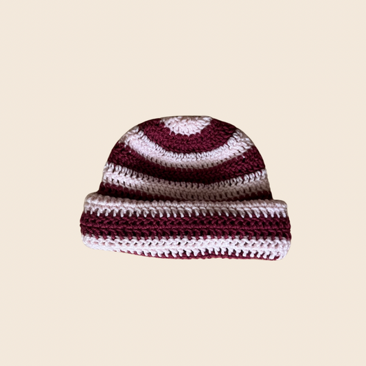 Raspberry Slouch Beanie