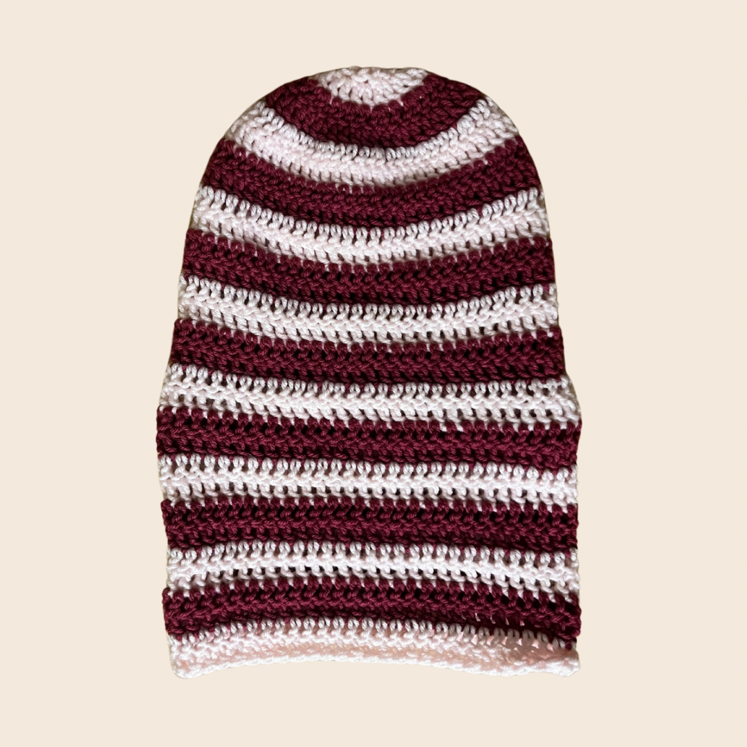 Raspberry Slouch Beanie